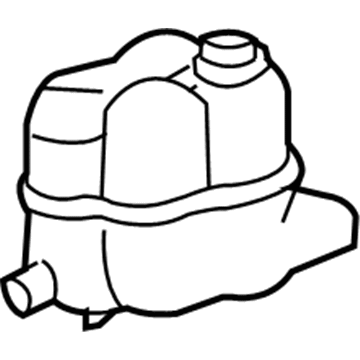 Mercury 8L2Z-8A080-B Tank Assembly - Radiator Overflow
