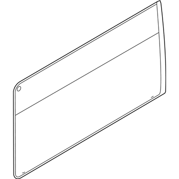 Ford EK4Z-6129710-E Glass - Quarter Window
