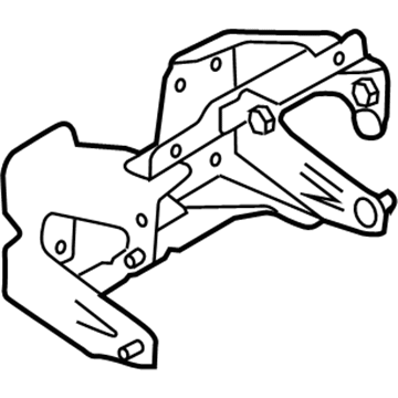 Ford 9L3Z-16A416-A Mount, Front Passenger Side 9L3Z-16A416-A Ford Mount, Front Passenger Side Illustration 1 of 1