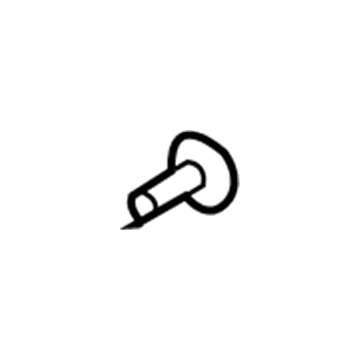 -W705196-S439 Ford Step Bolt, Rear Illustration 1 of 1