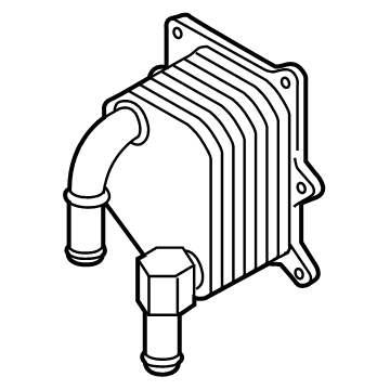 Ford 8A8Z-6A642-A Oil Cooler Assembly