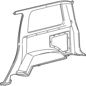 Ford F77Z7831012AAA Trim Assembly Quarter