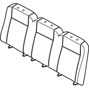 Ford CK4Z-9966600-CW Cover Assembly - Rear Seat Back