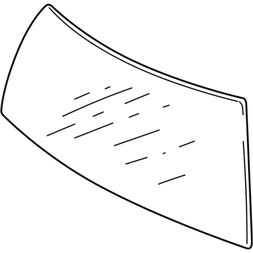Lincoln AL1Z-78422A12-A Window Assembly - Back