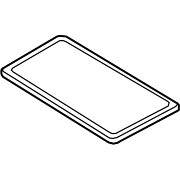YL8Z-78502A90-AA Ford Sunroof Glass Weatherstrip, Upper Illustration 1 of 1