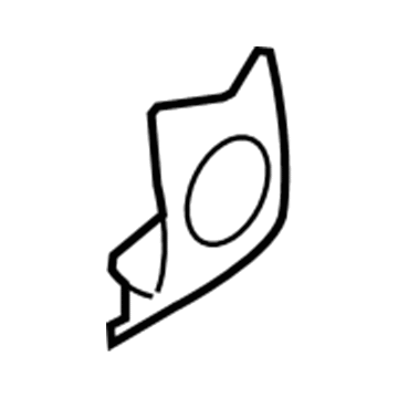 Ford 6L2Z-7804338-AAB Switch Bezel, Camel 6L2Z-7804338-AAB Ford Switch Bezel, Camel Illustration 1 of 1