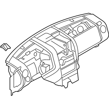 Mercury 6L2Z-7804320-DB Panel - Instrument