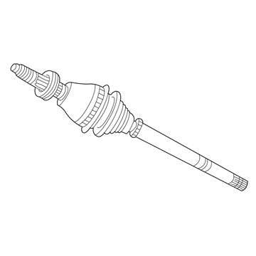 Mercury 5F2Z-3B436-AA Shaft - Front Axle