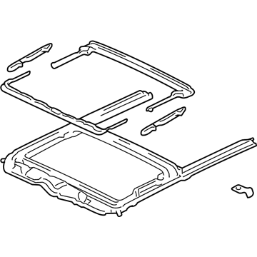 Lincoln 3W4Z-5451070-AA Rail Assembly - Roof
