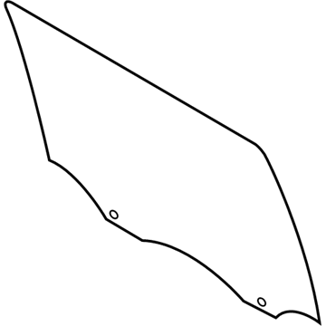 Ford FL3Z-1625712-G Glass - Rear Door