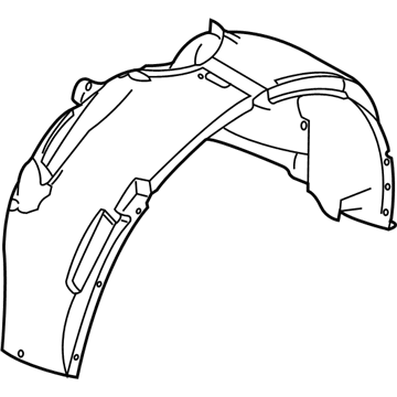 Ford 8A8Z-16102-A Shield - Splash - Wheelhouse