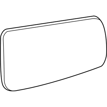 Ford 8S4Z-17K707-A Glass Assembly - Rear View Outer Mirror