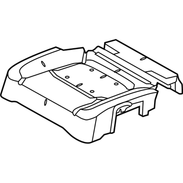Ford BB5Z-7863840-C Pad - Rear Seat Cushion