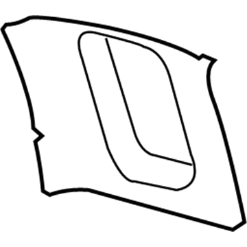 Ford 2L3Z-1852019-AAC Trim, Driver Side 2L3Z-1852019-AAC Ford Trim, Driver Side Illustration 1 of 1