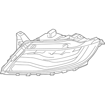 Lincoln MKX Headlight - GA1Z-13008-D