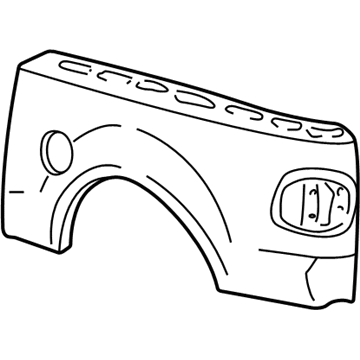 Ford YL3Z-8427840-BA Panel - Quarter - Outer