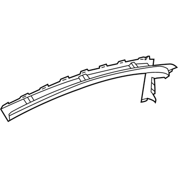 Ford CV6Z-17K709-AD Front Trim, Upper Passenger Side CV6Z-17K709-AD Ford Front Trim, Upper Passenger Side Illustration 1 of 1