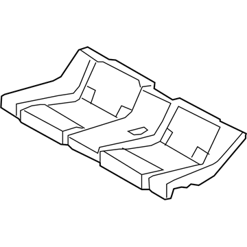Ford 6R3Z-76600A88-A Pad - Rear Seat Cushion