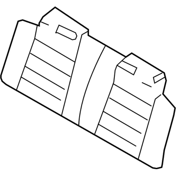 Ford 6R3Z-7666600-AB Cover Assembly - Rear Seat