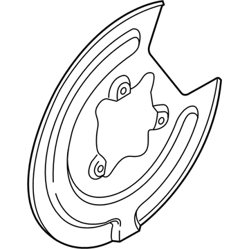 Ford BT4Z-2C029-A Shield - Brake Disc Splash