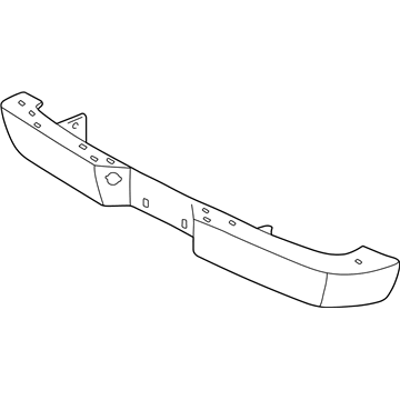 Ford YL2Z-17906-BAA Bumper Assembly - Rear