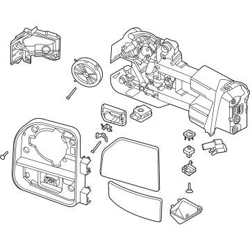 Ford PC3Z-17682-BB Mirror Assembly - Rear View Outer PC3Z-17682-BB Ford Mirror Assembly - Rear View Outer Illustration 1 of 1