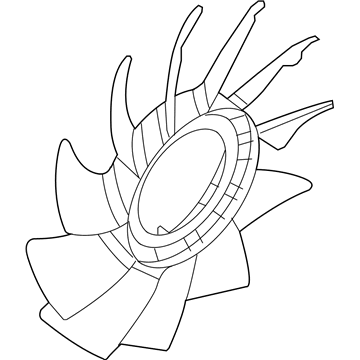 Ford 6L2Z-8600-BA Fan Assembly