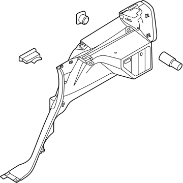 Lincoln R2TZ-5831013-AE Lower Quarter Trim