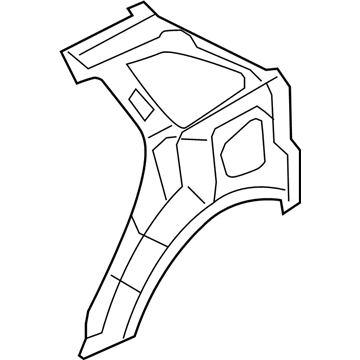 BT4Z-7827864-A Ford Inner Quarter Panel, Rear Passenger Side Illustration 1 of 1