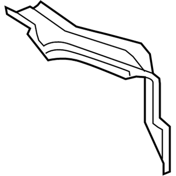 9T4Z-7441020-A Ford Corner Reinforcement, Passenger Side Illustration 1 of 1