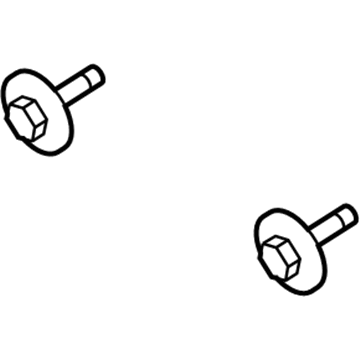 Ford -W714064-S437 Screw And Washer Assembly - Flat Head