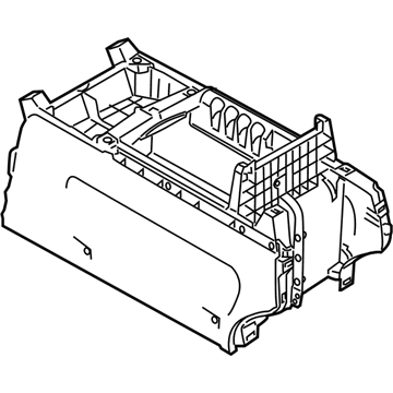 Ford BL3Z-15045A36-KA Floor Console, Front Lower BL3Z-15045A36-KA Ford Floor Console, Front Lower Illustration 1 of 1