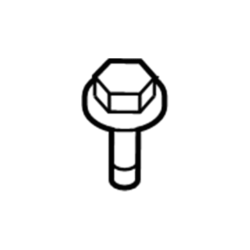 -W714093-S900 Ford Mount Bracket Screw Illustration 1 of 1