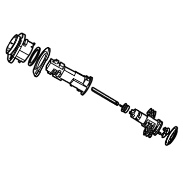 Ford XL2Z-7821990-AC Lock Cylinder - Less Keys