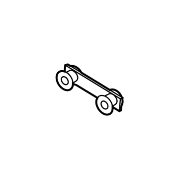 Ford -W718713-S442 Center Crossmember Nut -W718713-S442 Ford Center Crossmember Nut Illustration 1 of 1