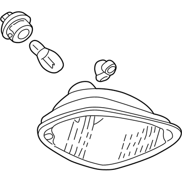 Ford Focus Side Marker Light - 2S4Z-15A201-AB