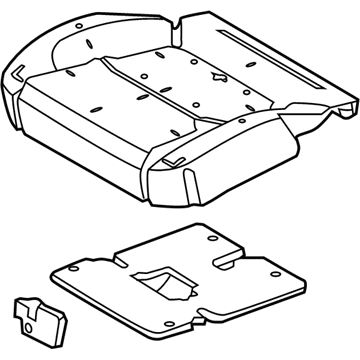 Ford DB5Z-78632A23-P Pad - Seat Cushion