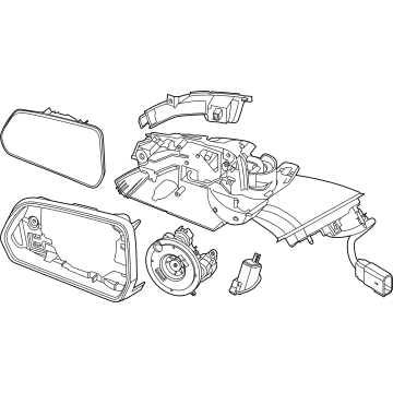 Ford PR3Z-17682-A Mirror Assembly - Rear View Outer