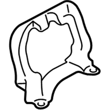 Ford 2L7Z78045B32AA Console Mount Bracket 2L7Z78045B32AA Ford Console Mount Bracket Illustration 1 of 1