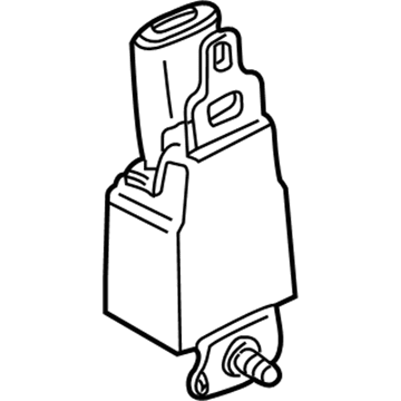 Ford 1L2Z-7860044-AAB Buckle Assembly - Seat Belt