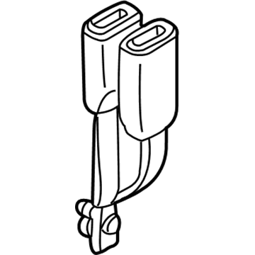 Ford 1L2Z-7860045-BAA Buckle Assembly - Seat Belt