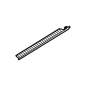 Ford FL3Z-15046B46-BA Mat - Rubber Instrument Panel Shield