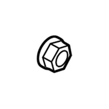 Mercury -W520413-S437 Nut - Hex. - Flanged