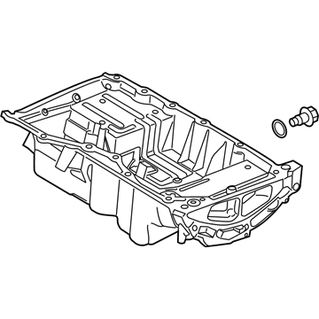 Ford CJ5Z-6675-G Pan Assembly - Engine Oil