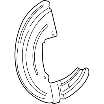 Ford 5F9Z-2K004-AA Shield - Splash
