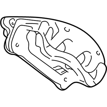 Ford 5F9Z-2B121-BA Caliper Assembly - Brake - Less Pad
