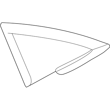 Ford AE8Z-5429711-D Glass - Quarter Window