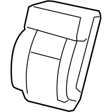 Ford 5L3Z-1664810-A Pad - Seat Back