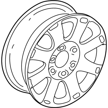 Lincoln 2L7Z-1007-AB Wheel Assembly