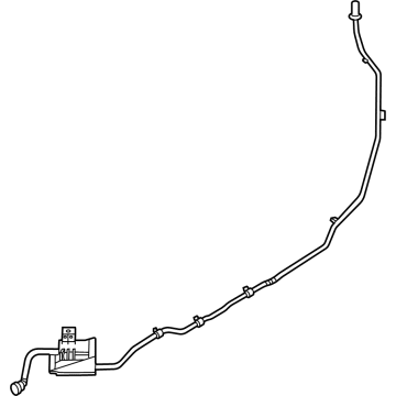 Ford NZ6Z-9G297-B Hose - Fuel Vapour
